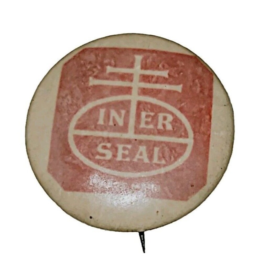 1930's Pinback Button Nabisco In-Er Seal Ehrman MFG CO Whitefield Hoag Co